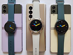 Samsung Galaxy Watch and smartphones