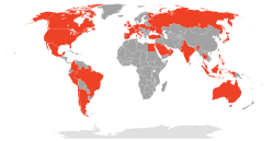 Map of Global Availability of Google Play Newsstand