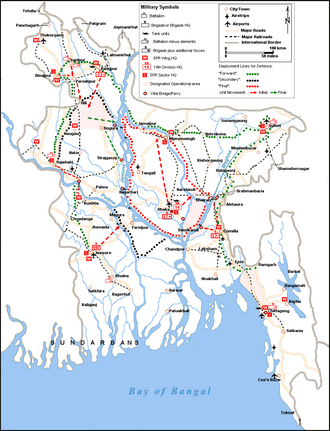 Military map