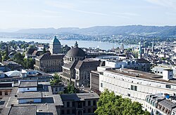 The ETH Zurich main building, which is the centre of the Zentrum campus