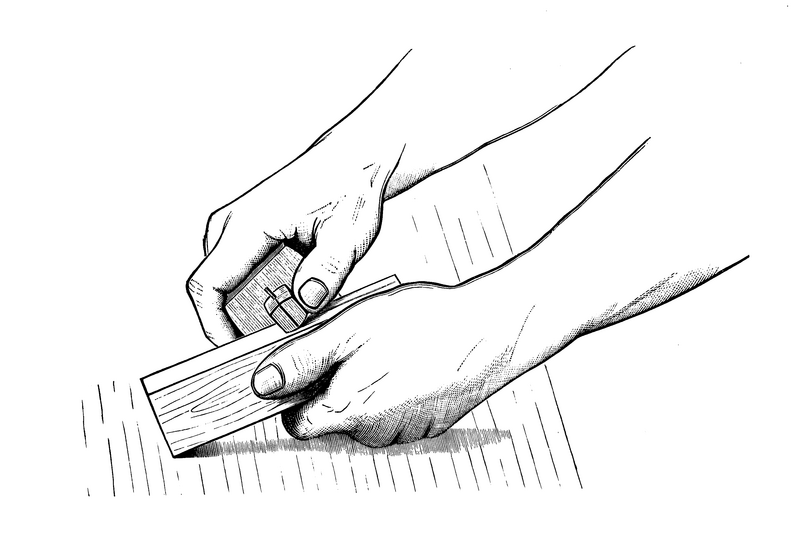 File:Illustration on using a marking gauge (side view).png