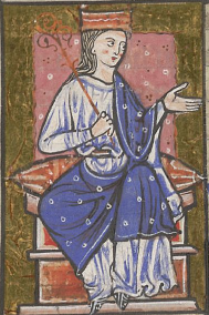 13th-century depiction of Æthelflæd