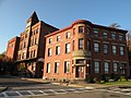 Eberhardt and Ober Brewery (now part of the Penn Brewery complex), founded in 1848, in the Troy Hill neighborhood of Pittsburgh, Pennsylvania. Buildings shown here circa 1880.