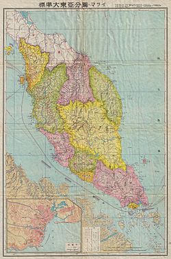 Japanese possessions of British Malaya in 1942