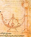 Image 19Self trimming lamp in Ahmad ibn Mūsā ibn Shākir's treatise on mechanical devices, c. 850 (from Science in the medieval Islamic world)