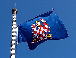 The Moravian banner of arms, which first appeared in the medieval era[36][37]