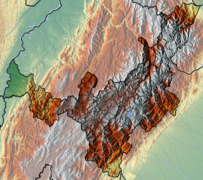 Topography of Boyacá