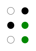 ⠺
