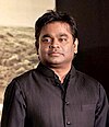 A. R. Rahman at a press conference for the film Highway