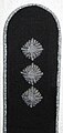 d. Shoulder strap dress uniform strap (hand stitched version) - Heer (here: captain - OF2)