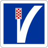 Escape lane on left