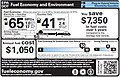 Label for blended or series-parallel plug-in hybrid