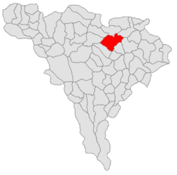 Location in Alba County