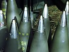 Fuzes fitted to M107 155mm artillery shells, c. 2000