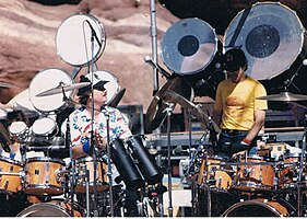 Bill Kreutzmann and Mickey Hart