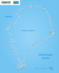 Map of the atoll