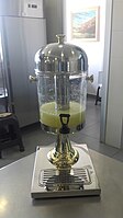 Drink dispenser containing lemonade