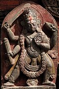Image 56Vishnu holding his legendary sword Nandaka (from List of mythological objects)