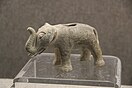 Shang dynasty ceramic elephant, Xinxiang Museum