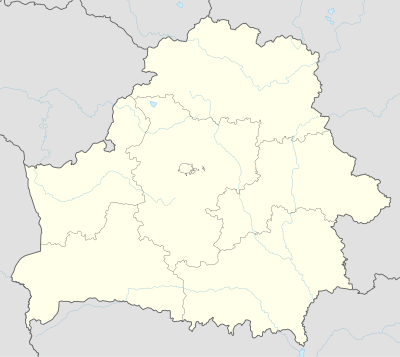 Map of Belarus and the twelve teams of the 2015 Premier League