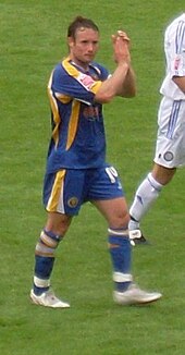 Ben Davies while playing for Shrewsbury Town in 2008