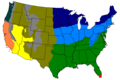 Climate map USA