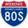 Interstate 80S marker