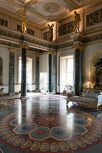 Neoclassical Ionic columns at Syon House, London, by Robert Adam, c.1761-1765[31]