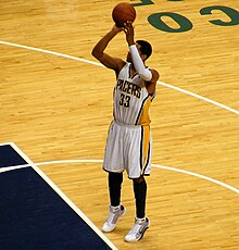 Granger shooting a free throw