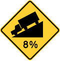 Steep descent