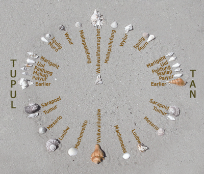 A recreation of Mau Piailug's star compass