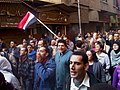 Protesters during 2011 Arab Spring