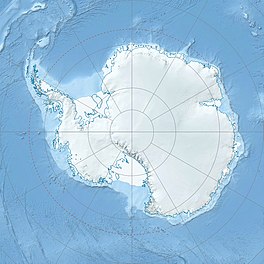 Map showing the location of Turner Glacier