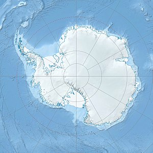 Location of Carlini Station in Antarctica