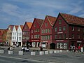 Image 9Bryggen in Bergen, once the centre of trade in Norway under the Hanseatic League trade network, now preserved as a World Heritage Site (from History of Norway)