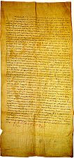 Document of Leo III of Armenia connoting the granting of special privileges and rights to Genoese merchant community, 1288