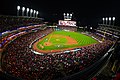 A photograph of a baseball diamond