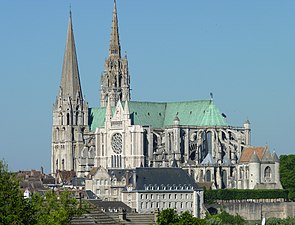 Chartres Cathedral, Chartres, France, unknown architect, 1194-1250[169]