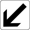 On the left lane