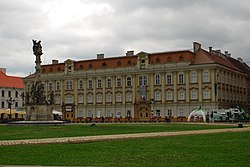 The Timiș-Torontal Prefecture building from the interwar period, now the Timișoara Art Museum.