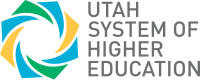 A logo for the Utah System of Higher Education, the public university system of the state of Utah, United States