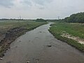 Pipestone Creek viewed from the bridge on Road 256, near Cromer