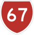 State Highway 67 shield}}