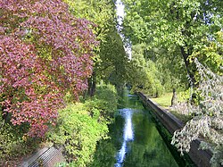 Panke River in Gesundbrunnen