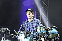 Thom Sonny Green performing with alt-J at Melt! Festival in 2013