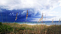 Storm approaching the beach