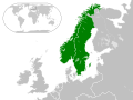 Image 20Map of Sweden–Norway (from History of Norway)