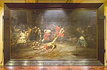 Painting of dying gladiators