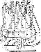 Five whirlwind trebuchets from the Wujing Zongyao[67]