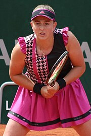 Jeļena Ostapenko was part of the 2024 winning women's doubles team.